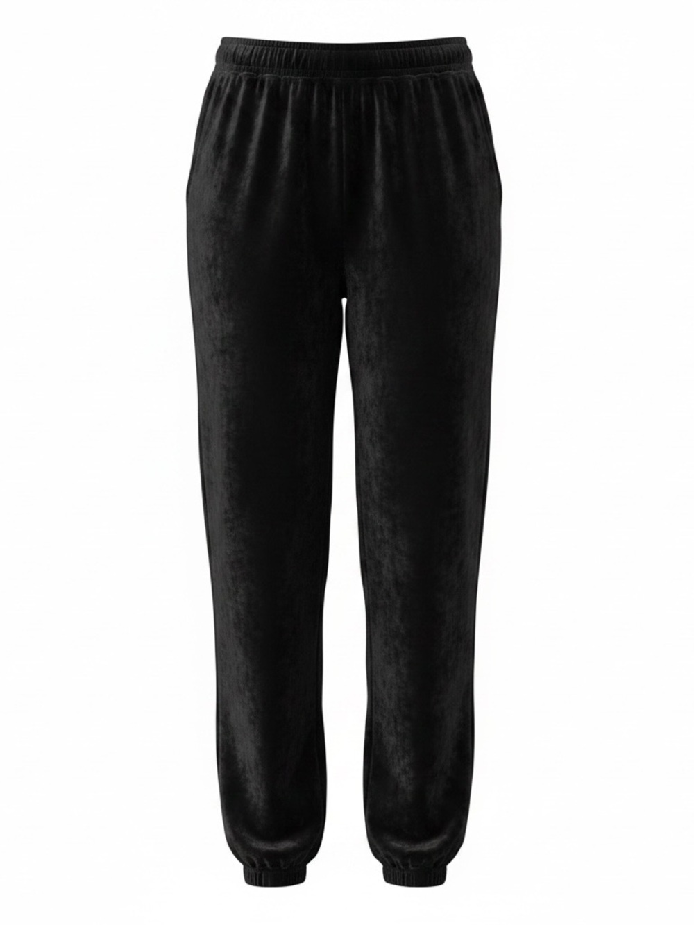 Sacre Velour Jogger Women's Size M Gathered Waistband Soft
Lounge Black